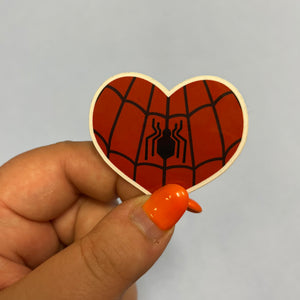 Spidey Heart Sticker