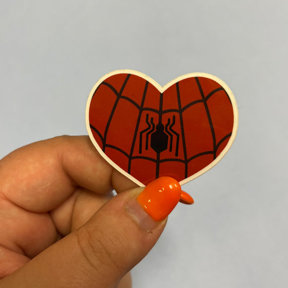 Spidey Heart Sticker